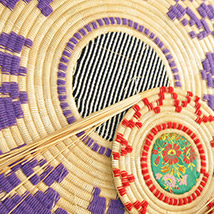 artigianato lavorazione cestini 